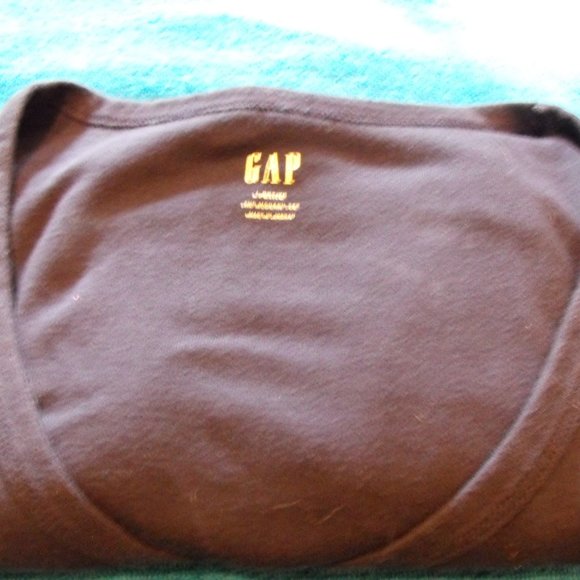 Gap - The Modern Tee - Navy - Long Sleeve shirt - Large Petite - Picture 2 of 3